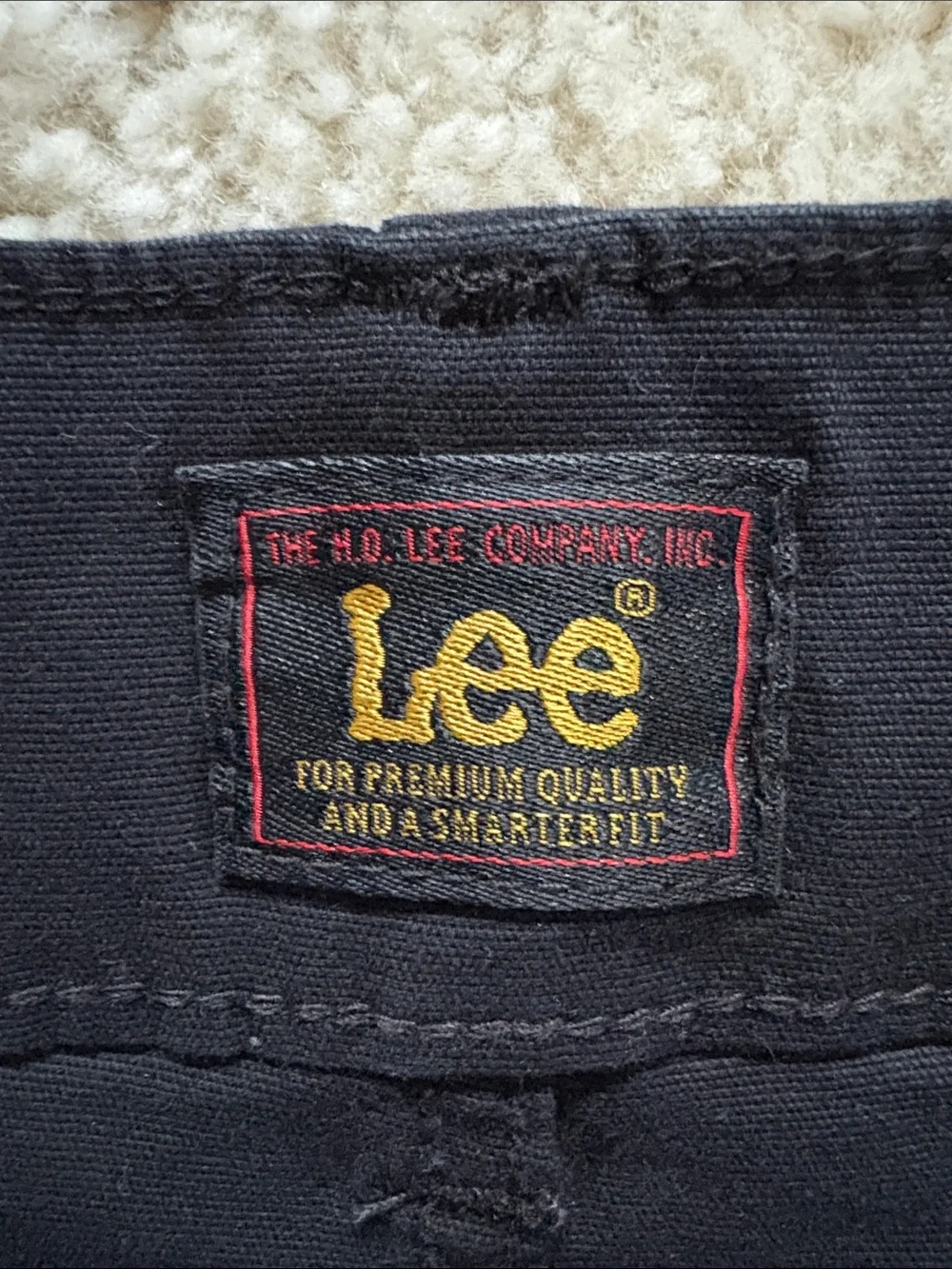 Lee Women's Black Flat-Front Shorts